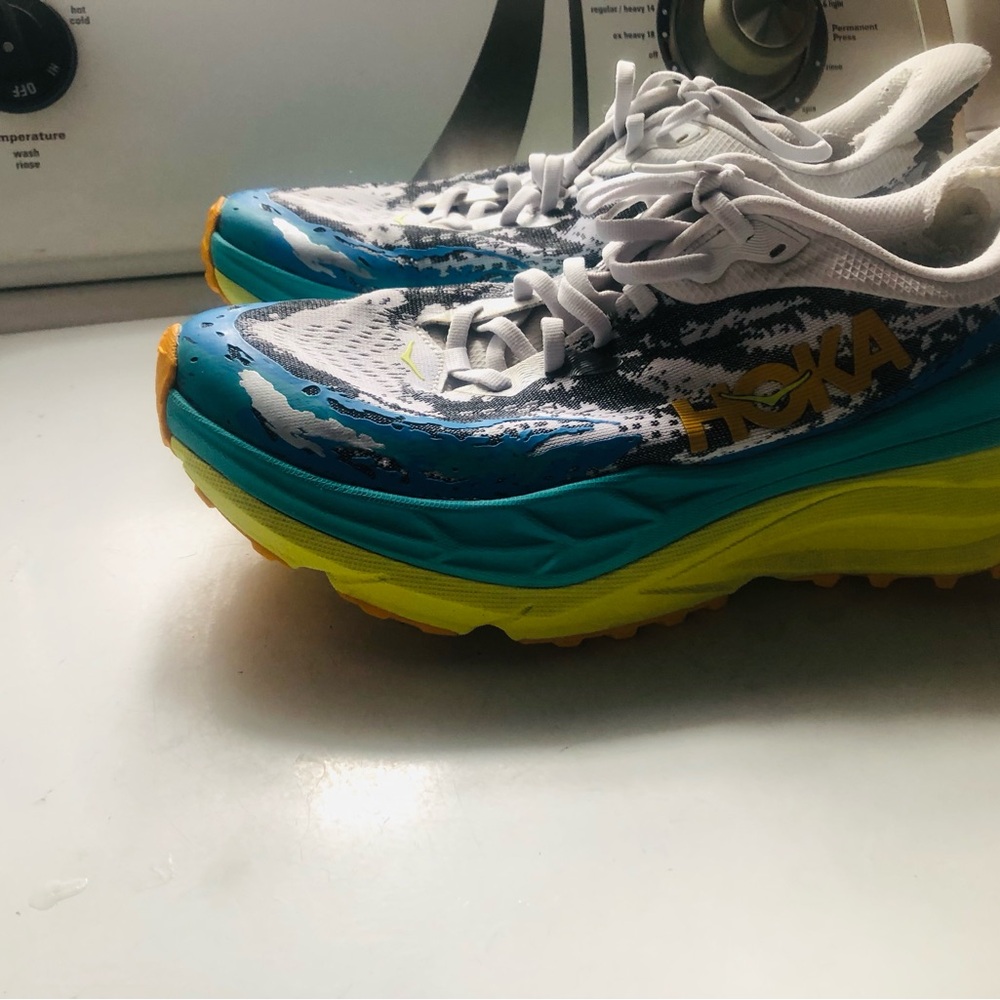 HOKA Women's Blue/Yellow Performance Running Shoes